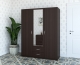  Шкаф с распашными дверями Comfort (1500*580) 3D2S