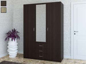 Шкаф с распашными дверями Comfort (1470х580) 3D3S