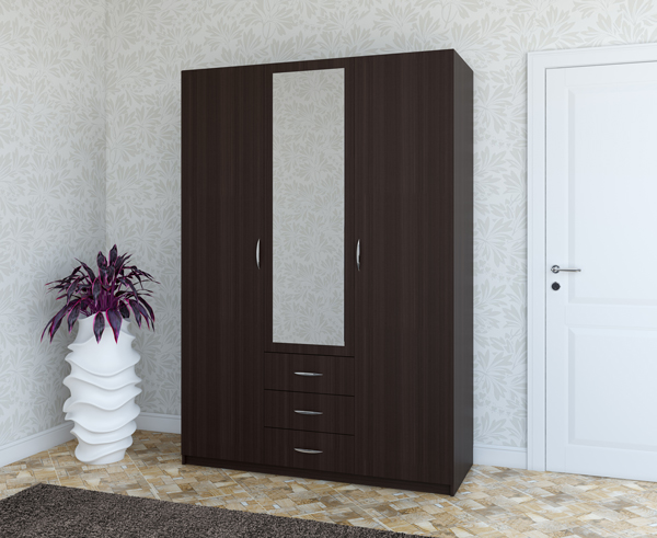  Шкаф с распашными дверями «Комфорт» (1470х580) 3Д3Ш