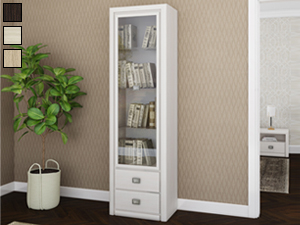 Шкаф для книг Milan 1D2S