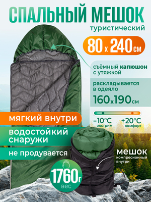 Спальный мешок Тайга Soft