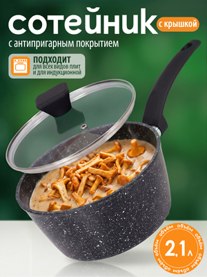 Сотейник с крышкой FSPL-1 20-BL d 20 см
