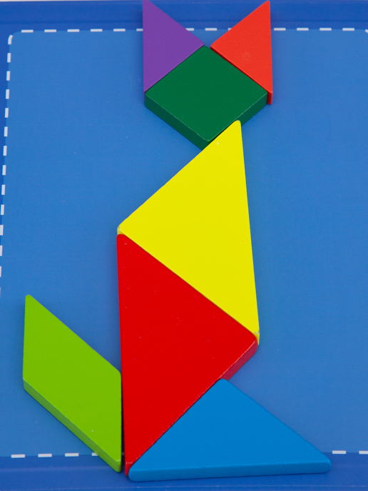 Набор развивающий магнитный «Танграм» Т01