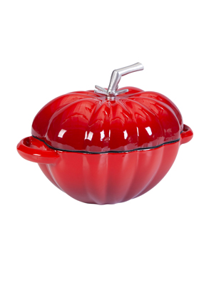 Кокотница чугунная эмалированная Tomato mini-1 0,66L