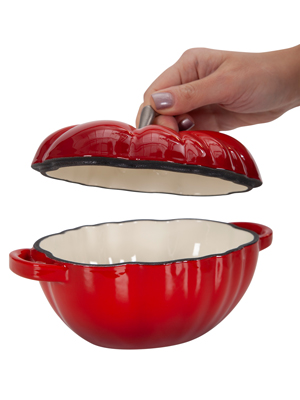 Кокотница чугунная эмалированная Tomato mini 0,48 л