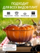  Кокот чугунный эмалированный Pumpkin-1, 3,8L
