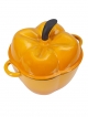 Кокот чугунный эмалированный Paprika yellow 2L