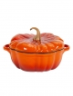  Кокотница чугунная эмалированная, Pumpkin-1, 0,5L