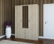  Шкаф с распашными дверями Comfort (1470х580) 3D3S